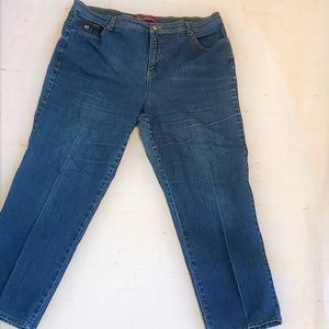 GLORIA VANDERBILT BLUE DENIM JEANS PLUS 22W